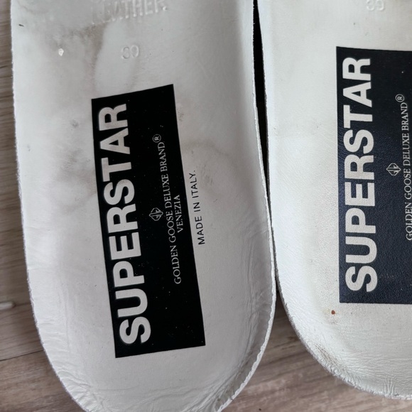 Golden Goose shiny star sneakers 39 8.5 US - Picture 8 of 9
